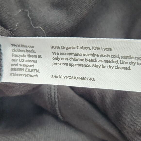 Eileen Fisher -975 Asymmetric Rib Snap Sweater Moto Jacket Organic Cotton Small - Picture 7 of 11